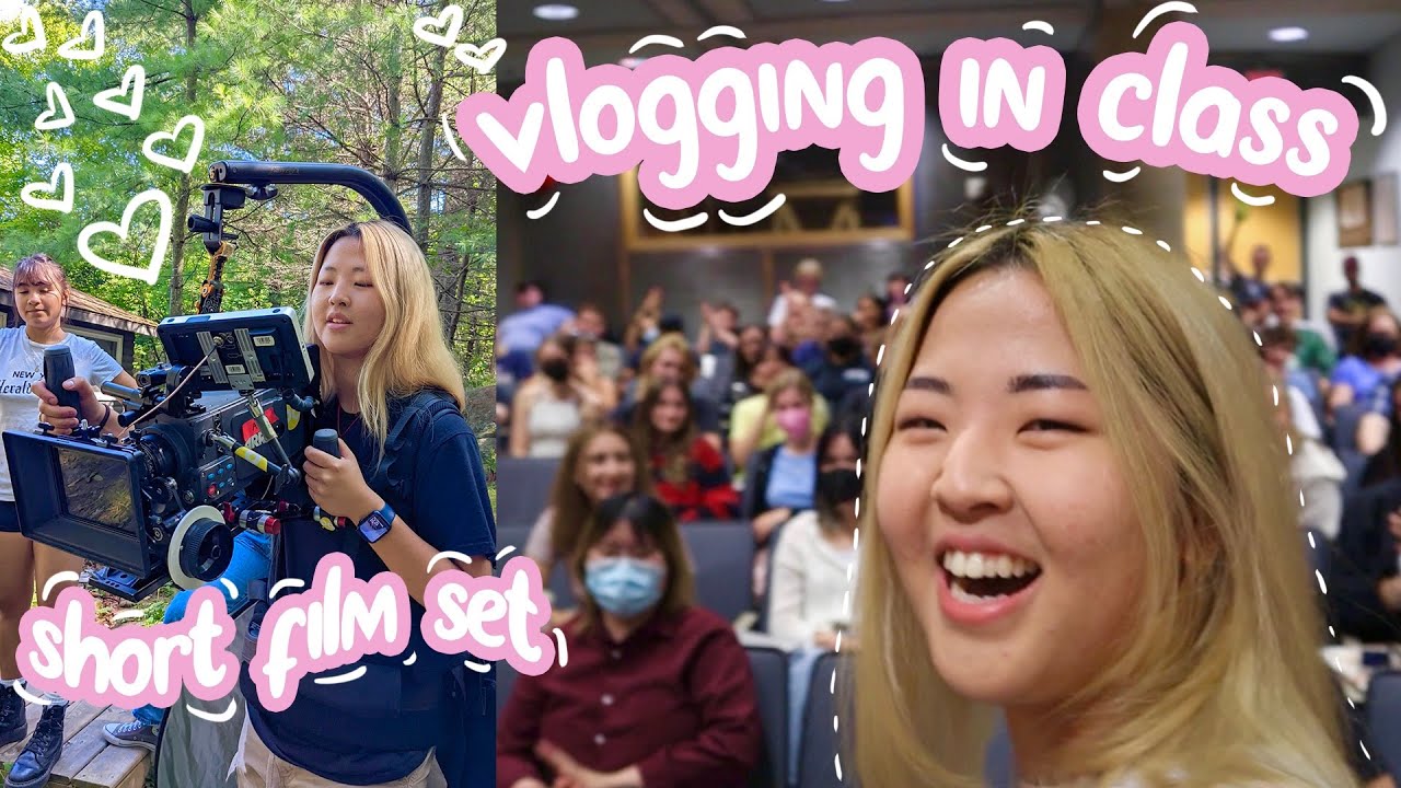 FIRST week of uni vlog 2022!! media production + short film set | year 2