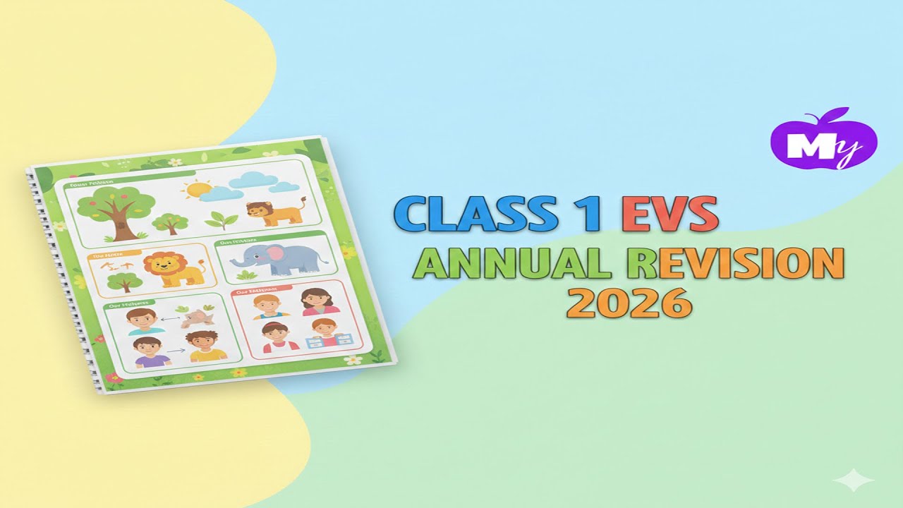Class 1 EVS Annual Exam Worksheet 2026/Class 1 EVS Final Exam Prep: Ab aayenge 100% Marks! 🎯