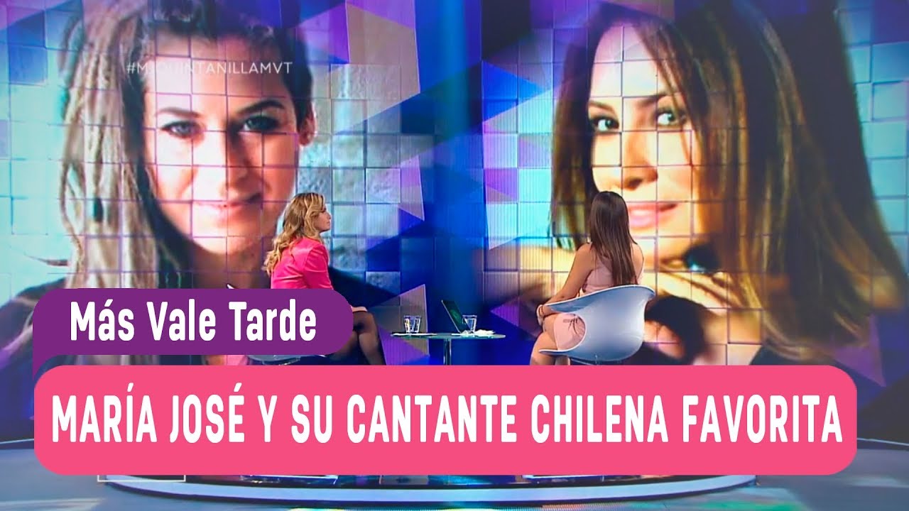 María José y su cantante chilena favorita / Más Vale Tarde 2018