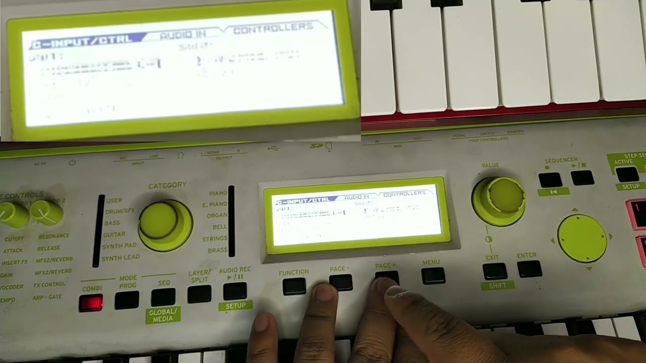 CONECTAR UN CONTROLADOR MIDI A UN KORG KROSS 2