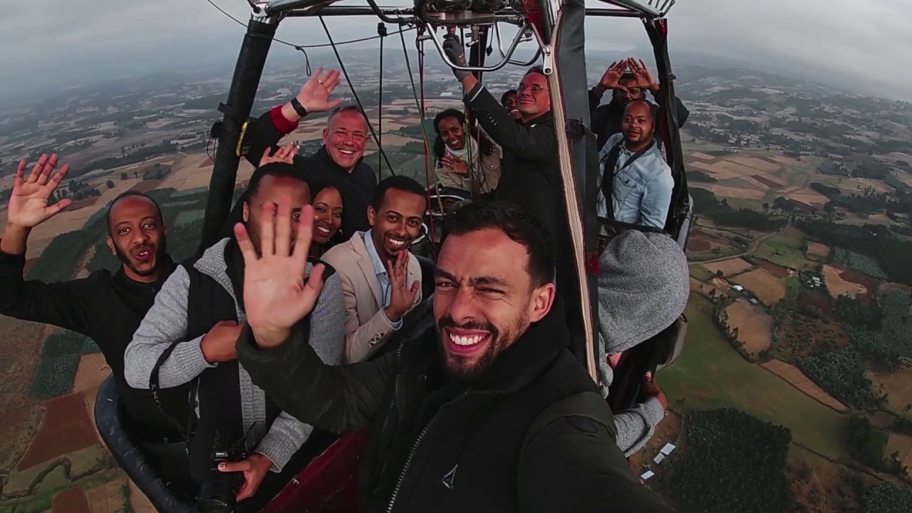 Hot air balloon ride in Ethiopia