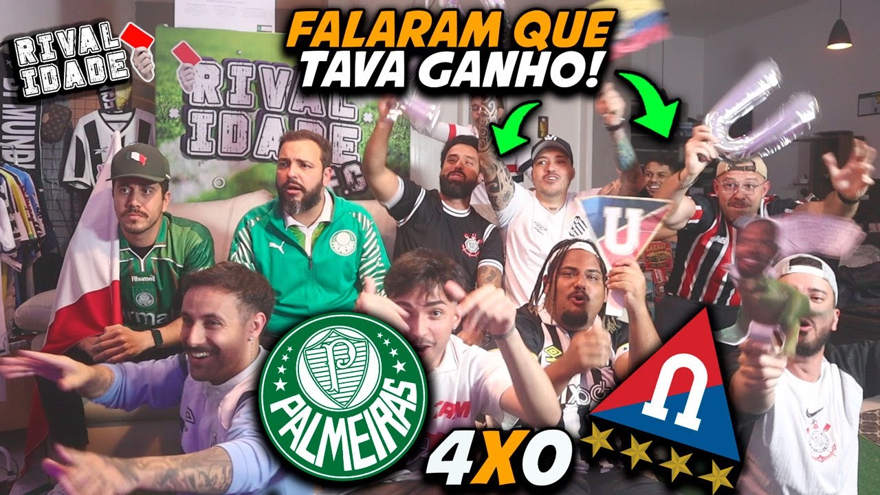 React Palmeiras 4x0 LDU | Melhores momentos | Gols | Libertadores