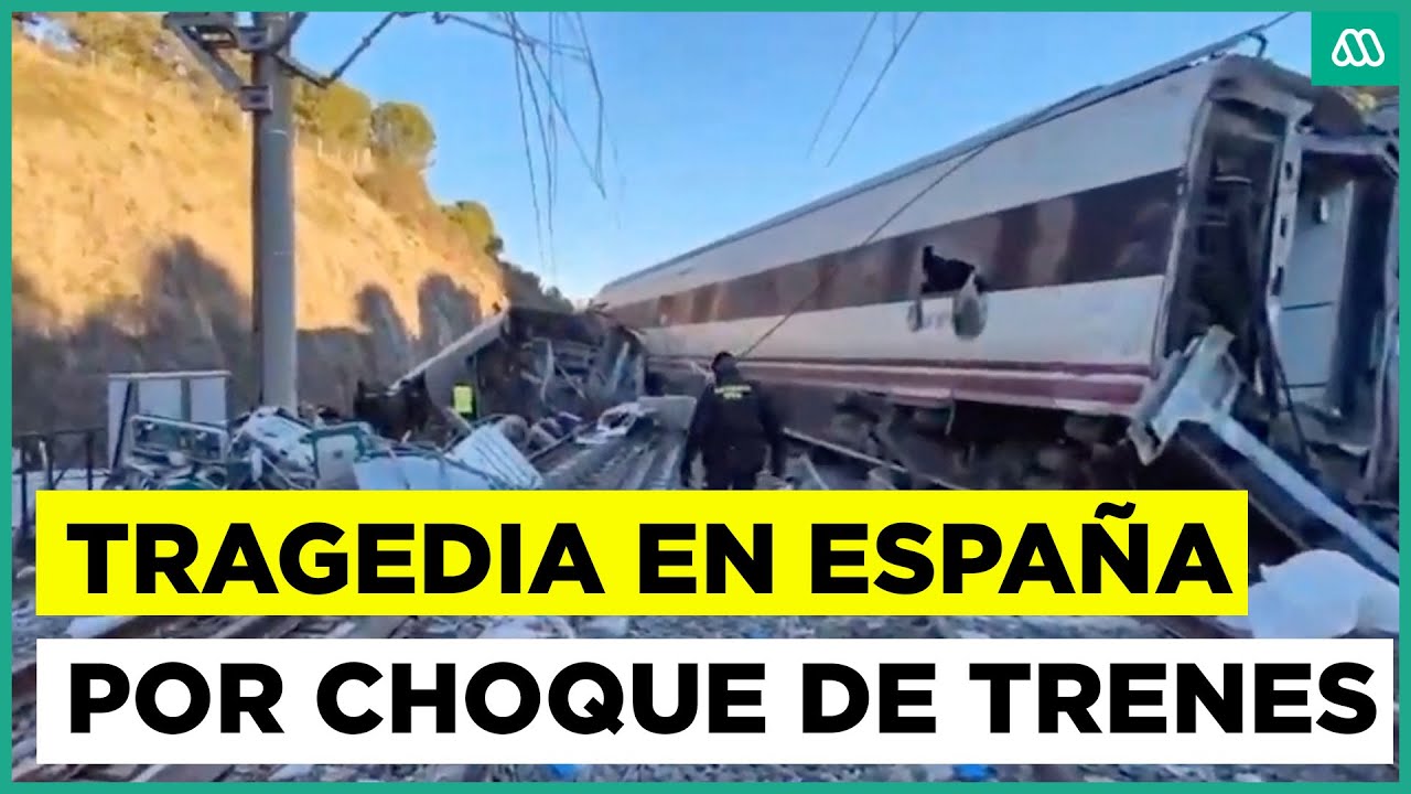 40 fallecidos deja choque de trenes en España