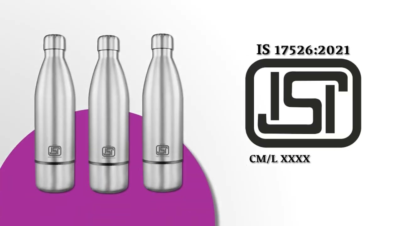 Always check ISI Mark before you choose your water bottle