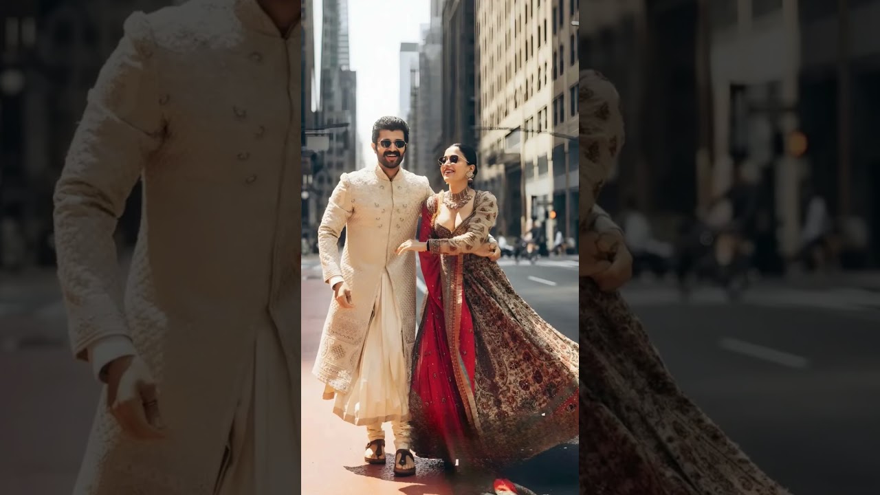 Rashmika Mandanna and Vijay Deverakonda wedding reception 😍