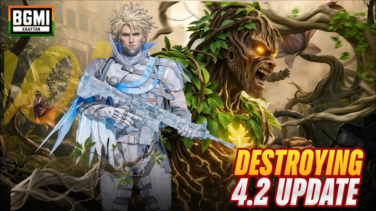Destroying Enemies in BGMI 4.2 Update 🔥 | New Update Gameplay @NaveenPlayslive3018 