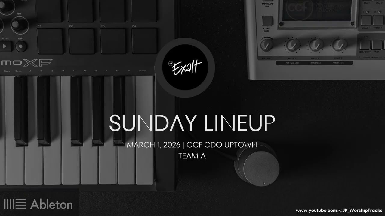 Lineup |  01 - MARCH - 2026 | Sunday - Arrangement- CCF UPTOWN