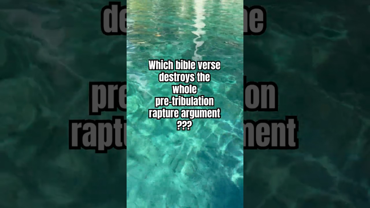 There is NO &ldquo;Pre-Tribulation Rapture&rdquo;   #endtimes #pretrib #rapture #entr&uuml;ckung #jesus