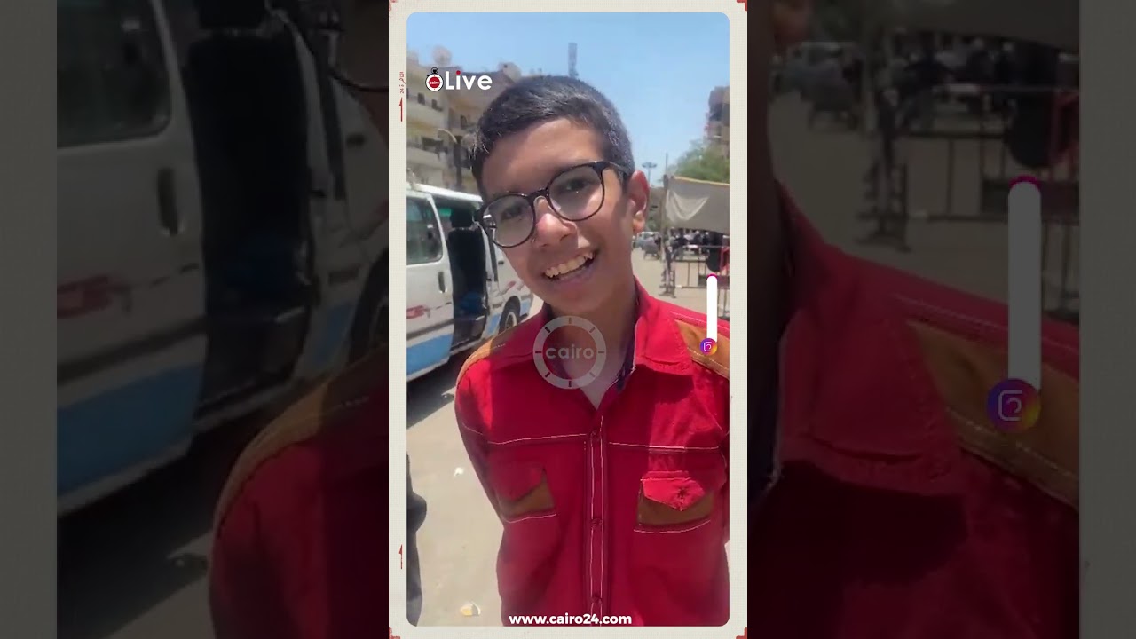 باسم دحيح الأقصر عقب امتحان الفيزياء ووالده: الامتحان حلو ووفاة والدته أثرت عليه