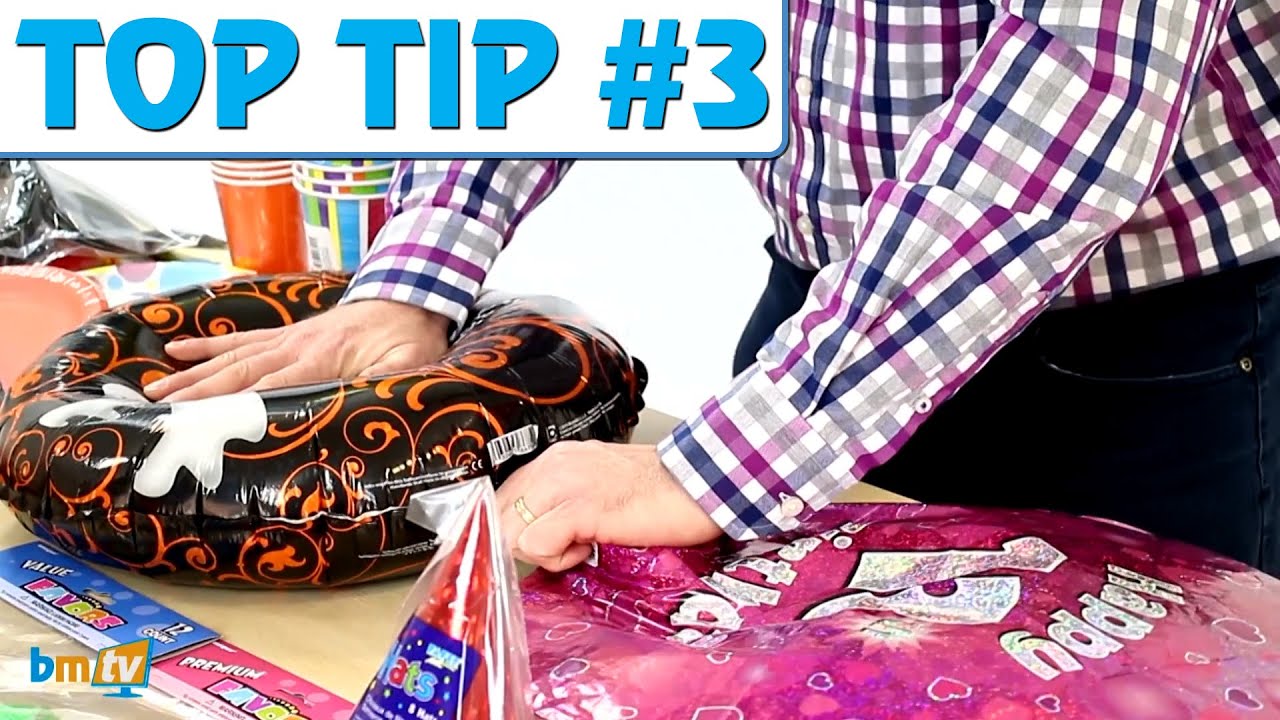 Recycling Helium from an Unused Balloon - TOP TIP #3