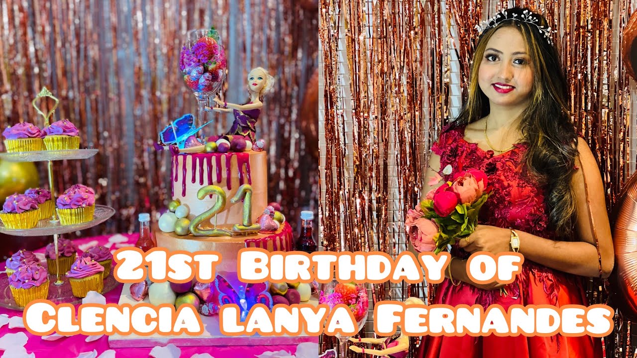 21st Birthday Vlog of Clencia Lanya Fernandes || 09-02-2022 || Celebration in Swindon UK