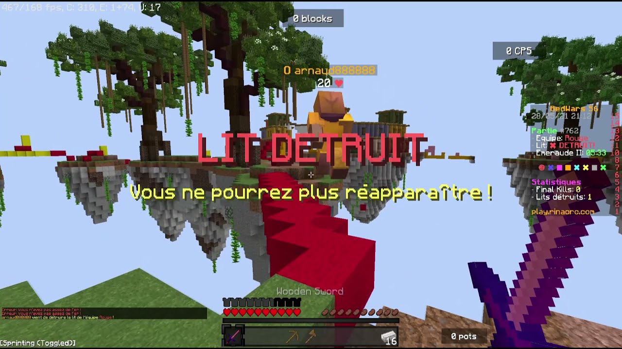 RINAORC | Nous sommes des NOOBS en BedWars ! ft HelloImTy !