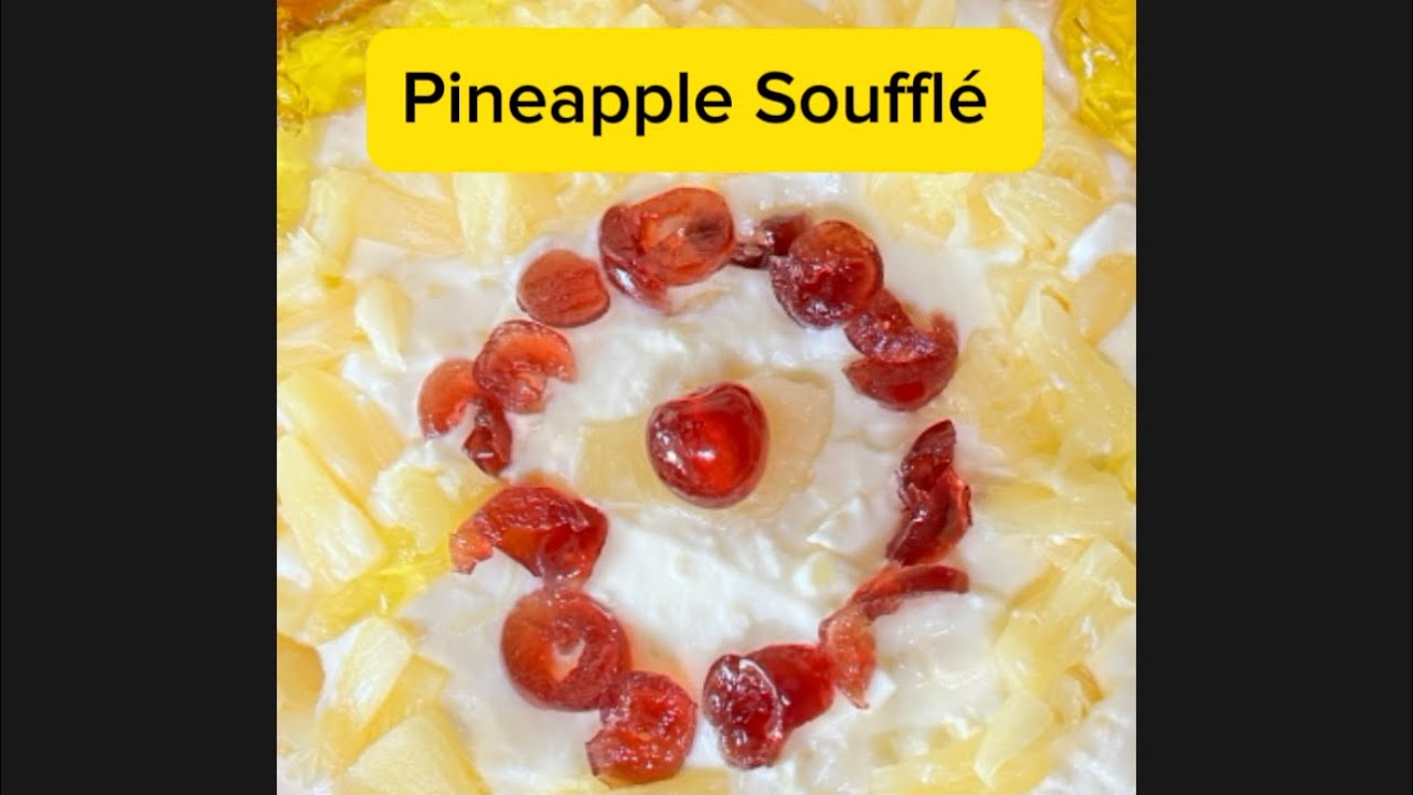 Pineapple Souffle | No Bake No cook Dessert | Summer Dessert | 5 Ingredients only