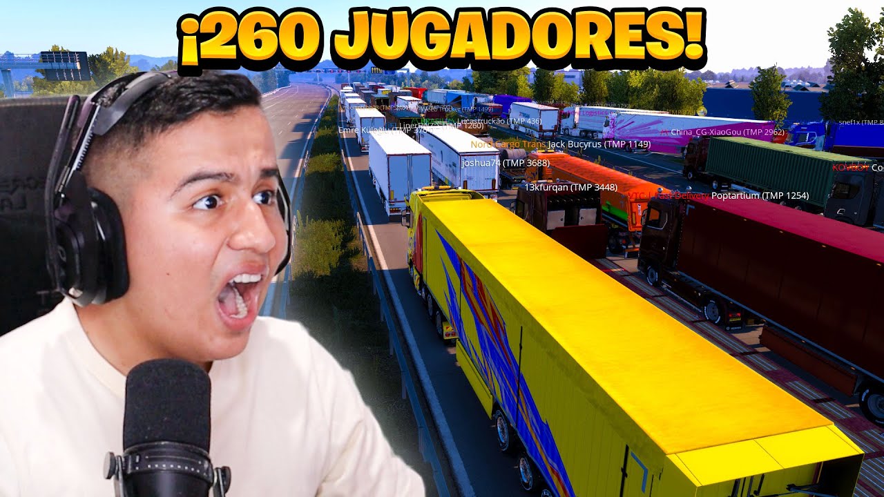 &iexcl;260 JUGADORES EN LA NUEVA RUTA DE LOS NOOBS! | Euro Truck Simulator 2