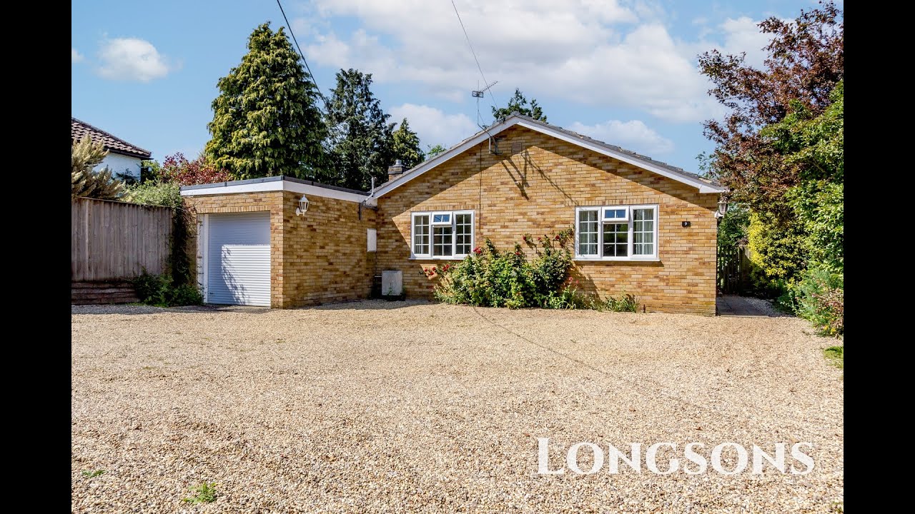 BUNGALOW TOUR UK Easy reach of town centre! For Sale. Swaffham, Norfolk with Longsons Estate Agents