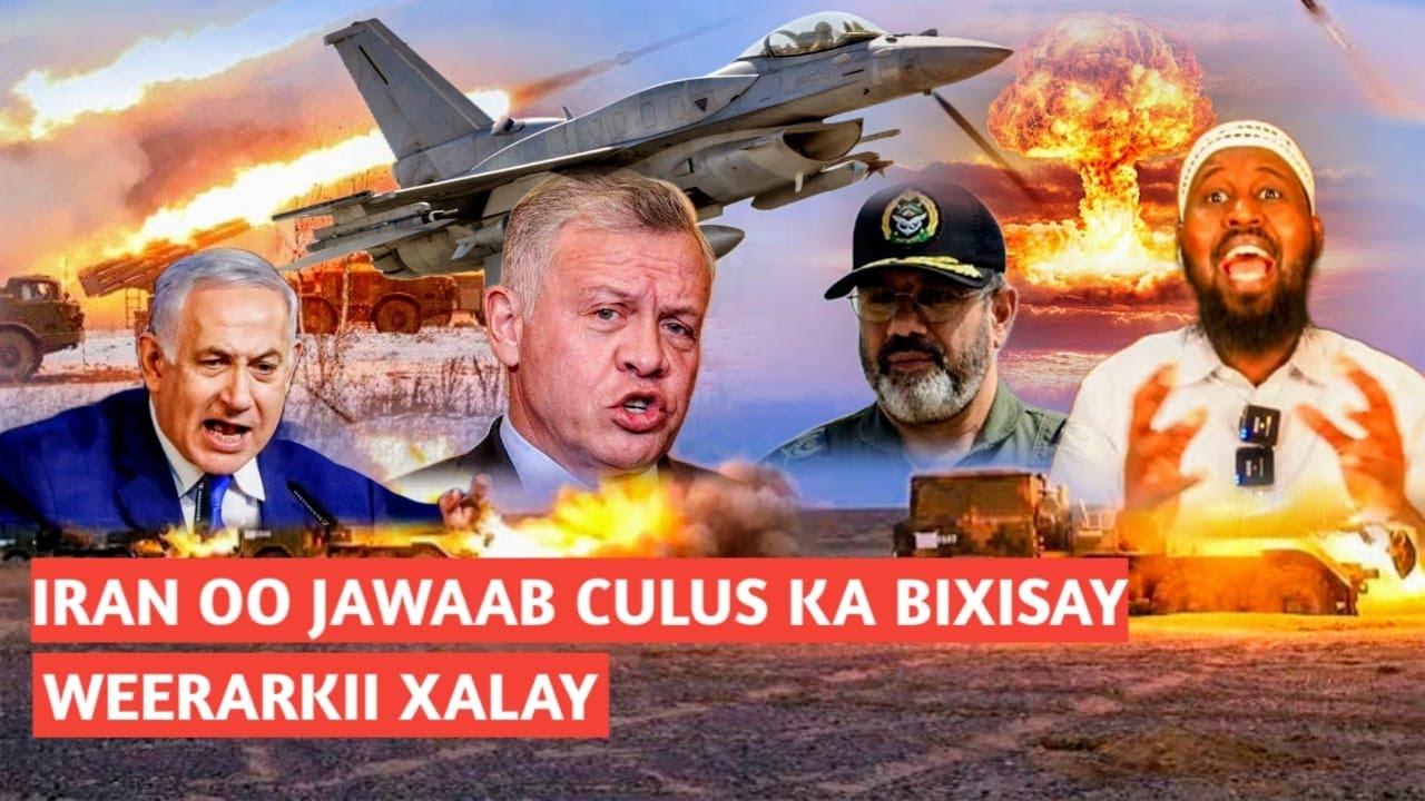 IRAN WAY JAWAABTAY GALABTA: WEERAR CULUS AYAY IRAN KU QAADAY ISRA; DAGAALKII WUU KASII DARAY