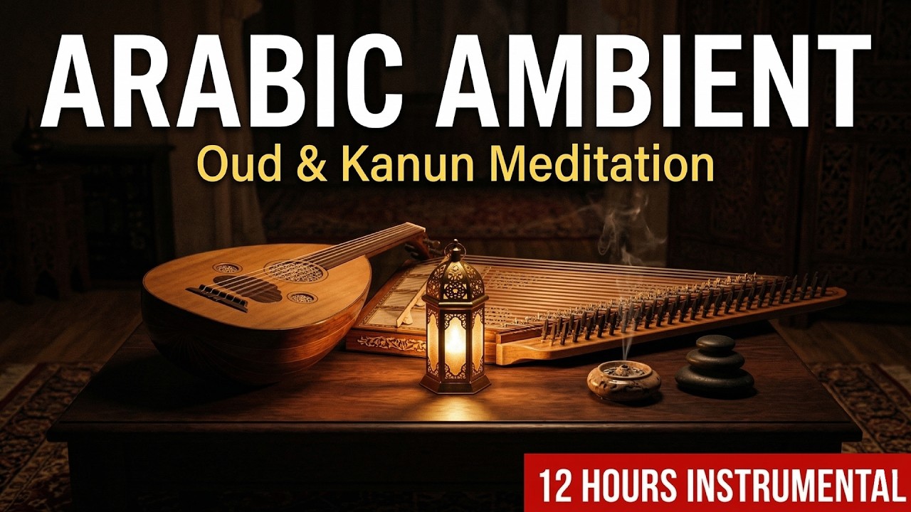Arabic Ambient Music | 12 Hours Oud & Kanun Background Music for Meditation & Relaxation