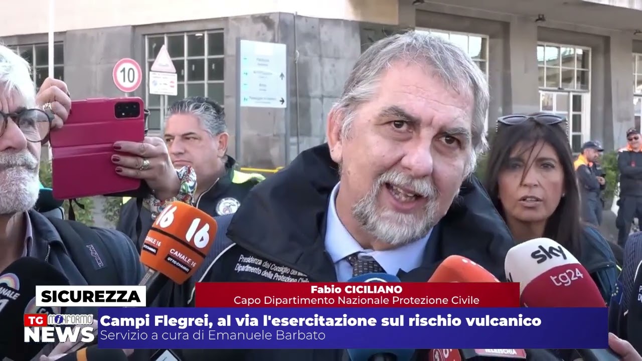 Campi Flegrei, al via l'esercitazione sul rischio vulcanico