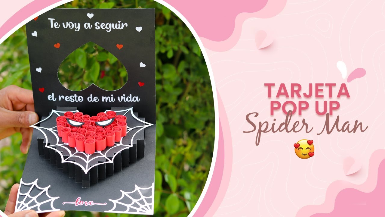 Tarjeta 3D Spiderman🕸😍