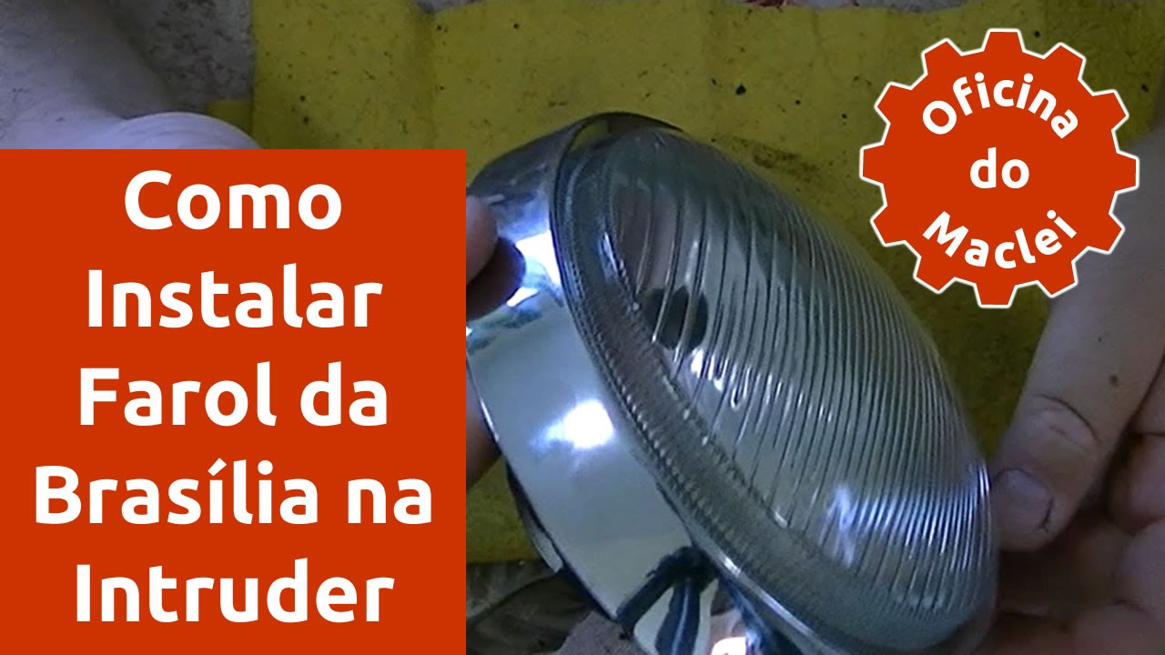 COMO INSTALAR FAROL DE BRASÍLIA NA SUZUKI INTRUDER