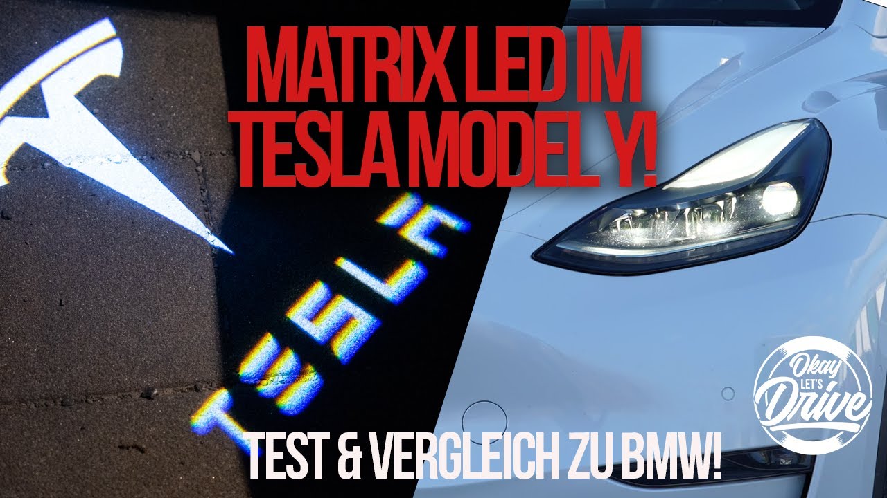 Matrix LED im Tesla Model Y! Was kann das Licht Update im Vergleich zum BMW System?