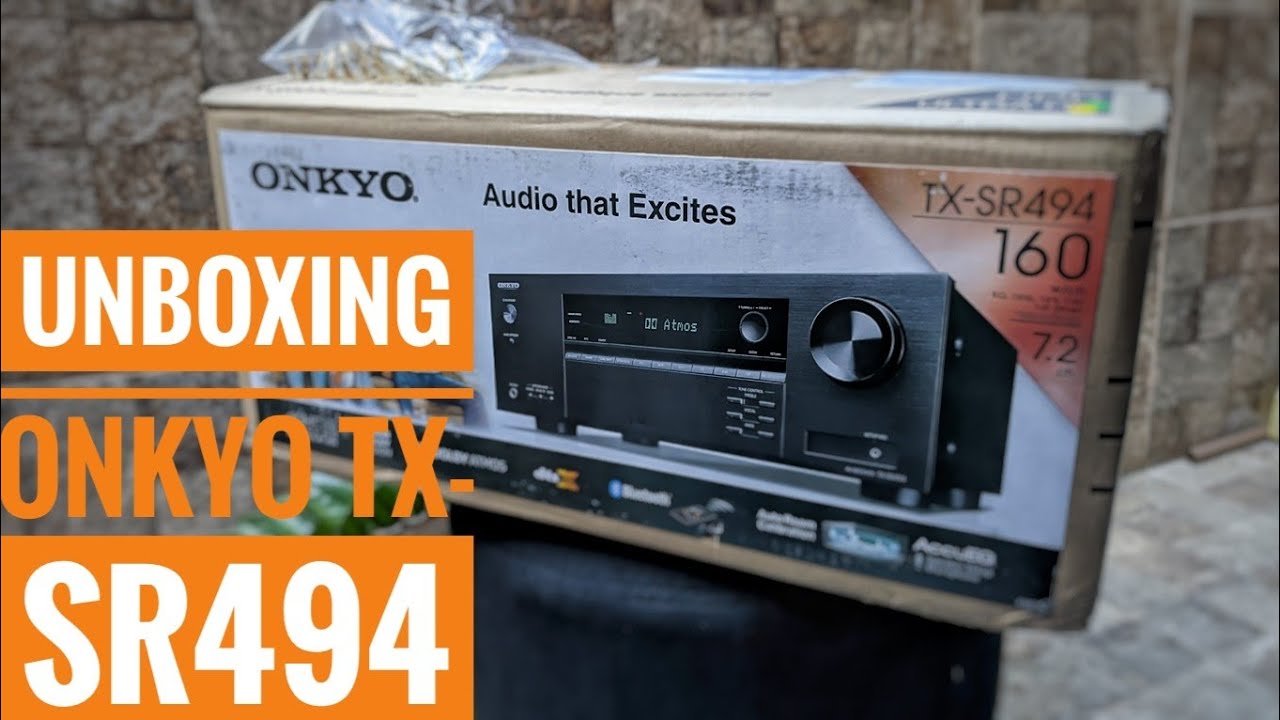 Unboxing Receiver Onkyo TX-SR494 7.2ch - Kabum!