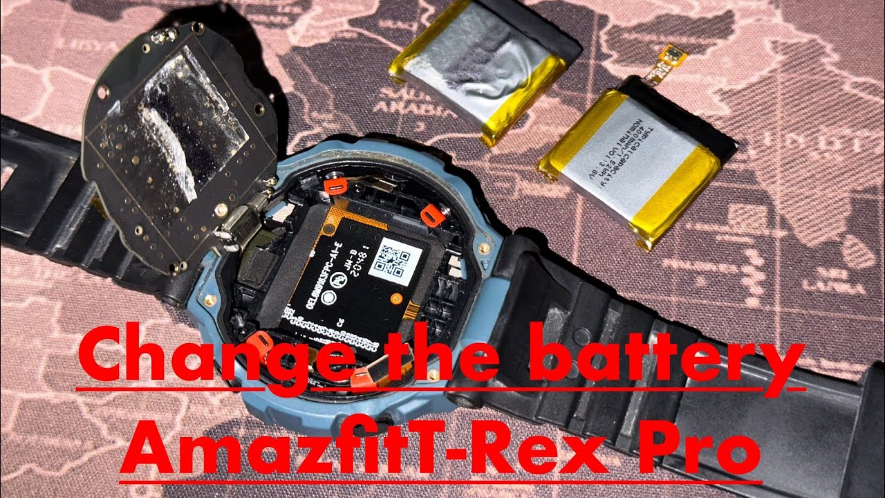เปลี่ยน แบตเตอรี่ Amazfit T-Rex Pro ในปี 2024 (ง่ายเกินปุยมุ้ย)