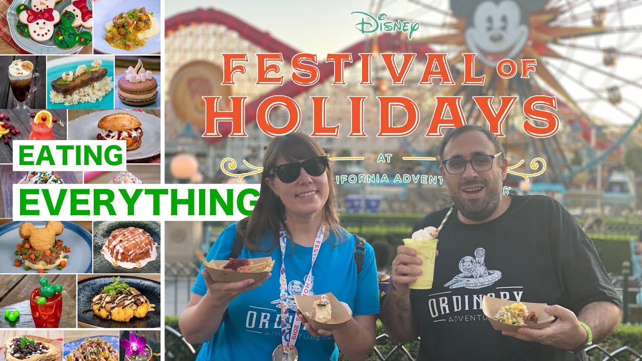 We Ate EVERYTHING at Disney's Festival of Holidays