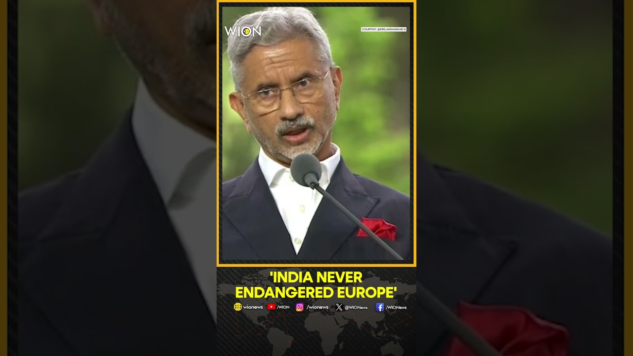 EAM Jaishankar Questions Europe Over Weapons Used Against India | WION Shorts