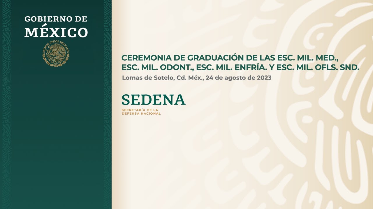 CEREMONIA DE GRADUACIÓN DE LAS ESC.MIL.MED.,ESC.MIL.ODONT.,ESC.MIL.ENFRÌA.Y ESC.MIL.OFLS.SND