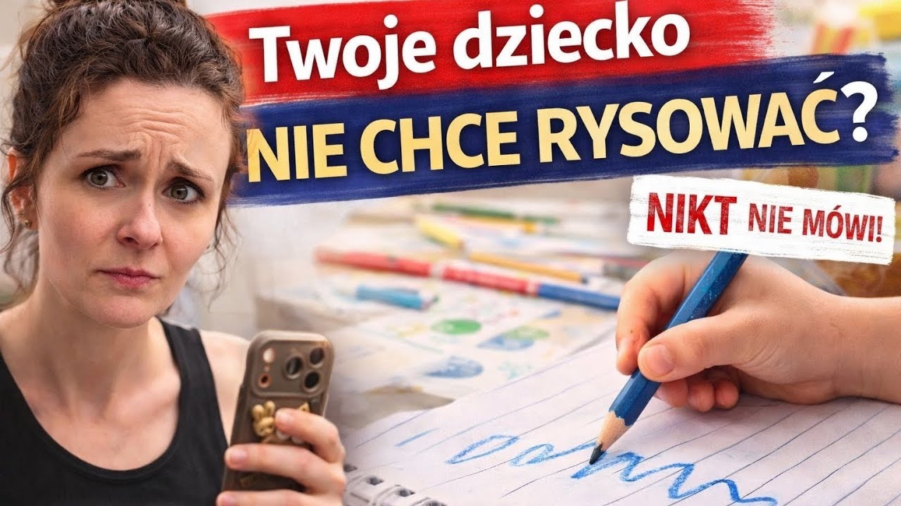 Dlaczego Twoje dziecko nie chce rysować? 5 prawdziwych powodów, o których nikt nie mówi