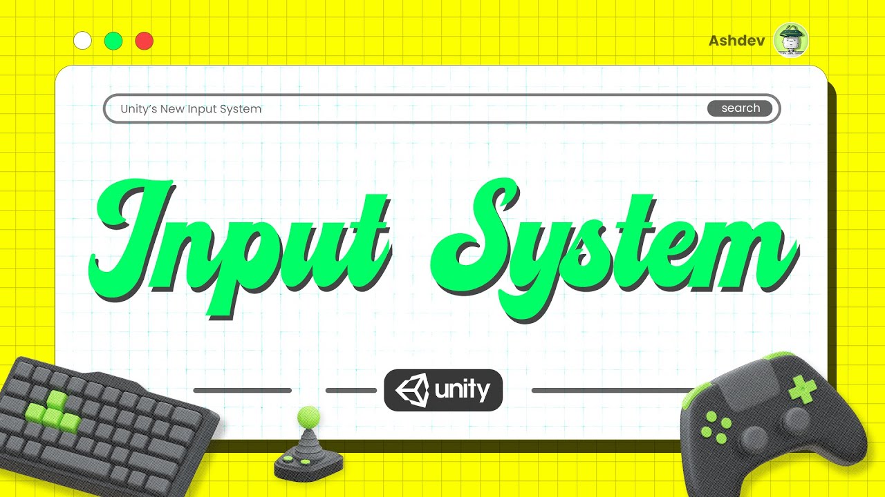 Новая система ввода в Unity Tutorial | Ashdev