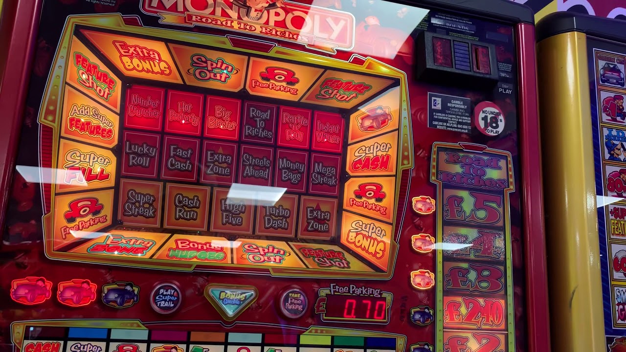 Monopoly road to riches classic &pound;5 jackpot arcade slots