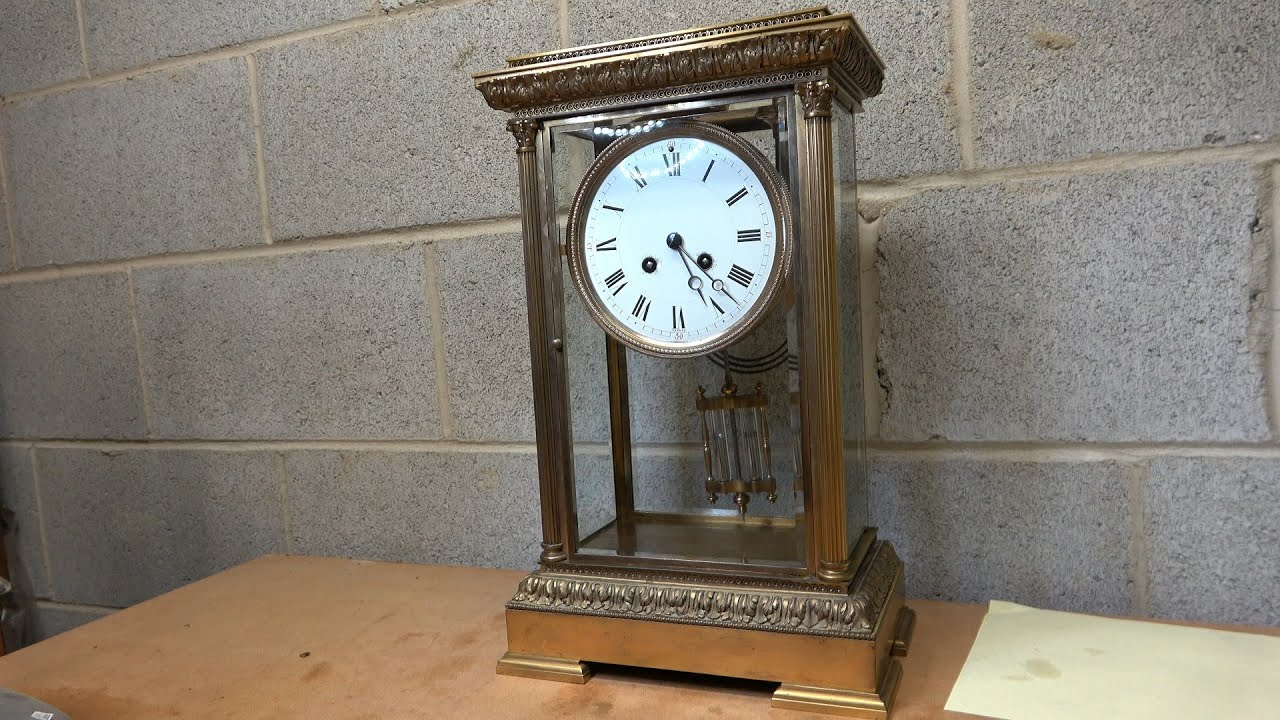 Restoration Of A French Crystal Regulator Clock