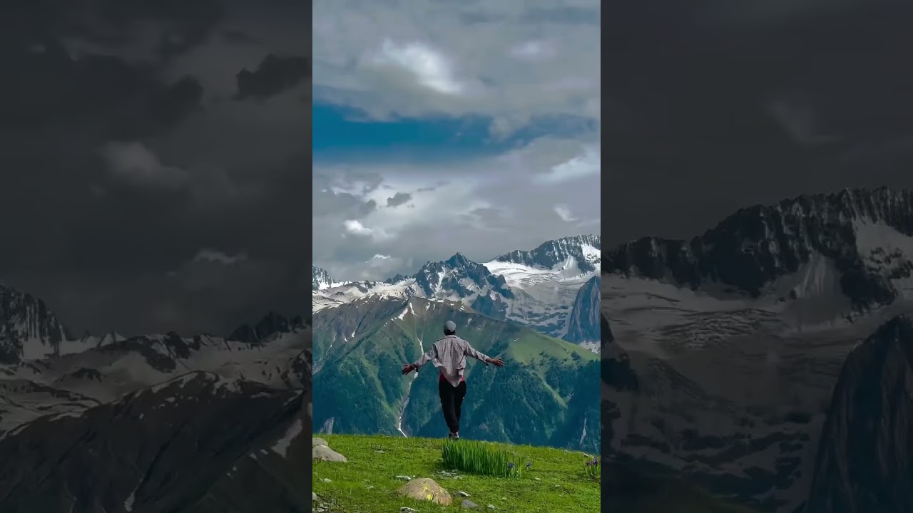 Beautiful Kashmir 🥰❤️ #mountains #kashmirattractions #travel #mountainsnowfall #nature #kashmir