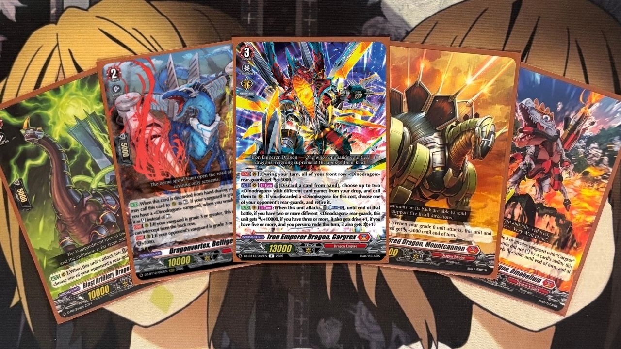 Мой обзор колоды Gargrex для Cardfight Vanguard на февраль 2026 года.