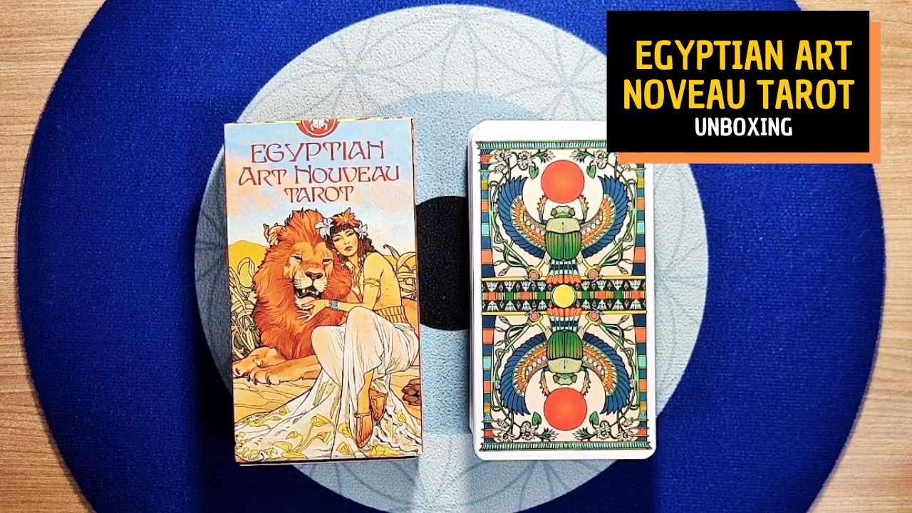 EGYPTIAN ART NOVEAU TAROT | Unboxing e Primeiras Impressões