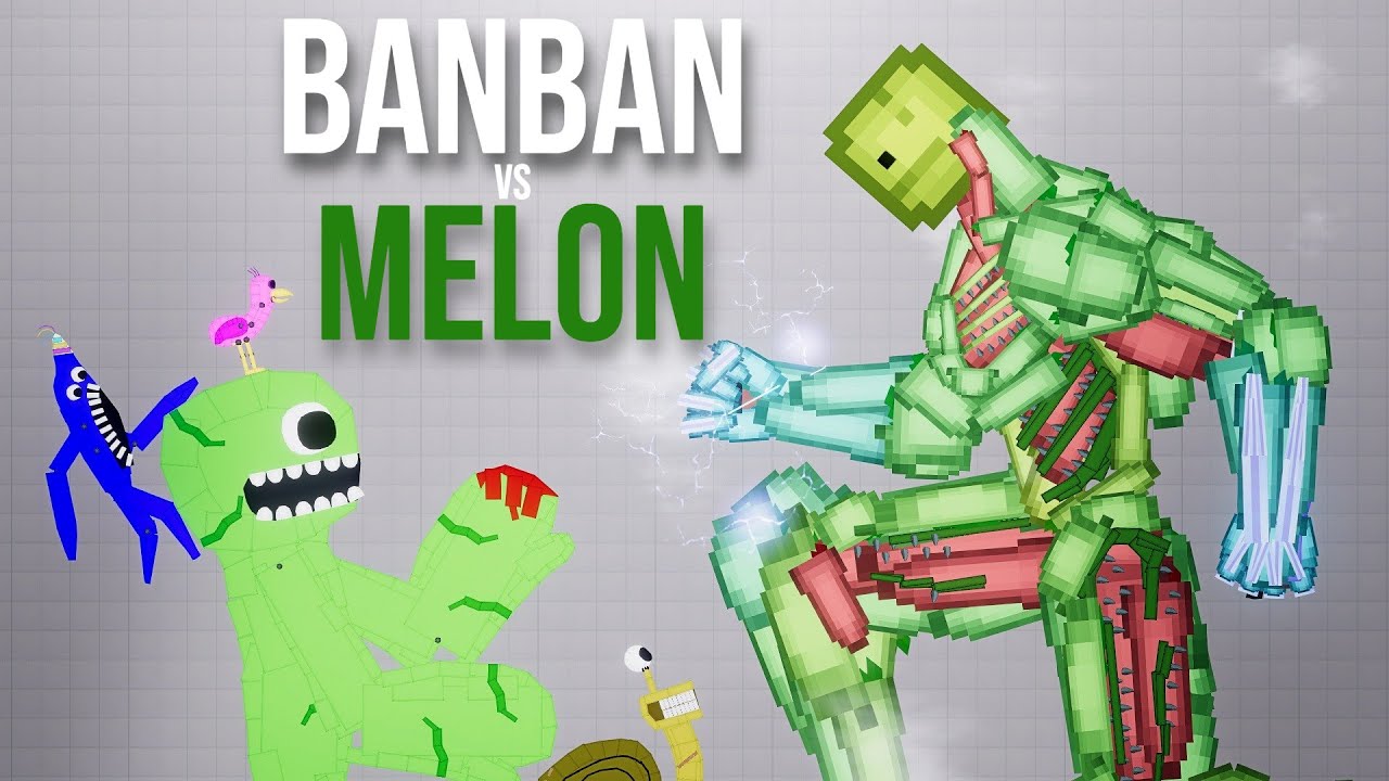 Melon Titan vs Garten of Banban 2 - People Playground 1.26.6