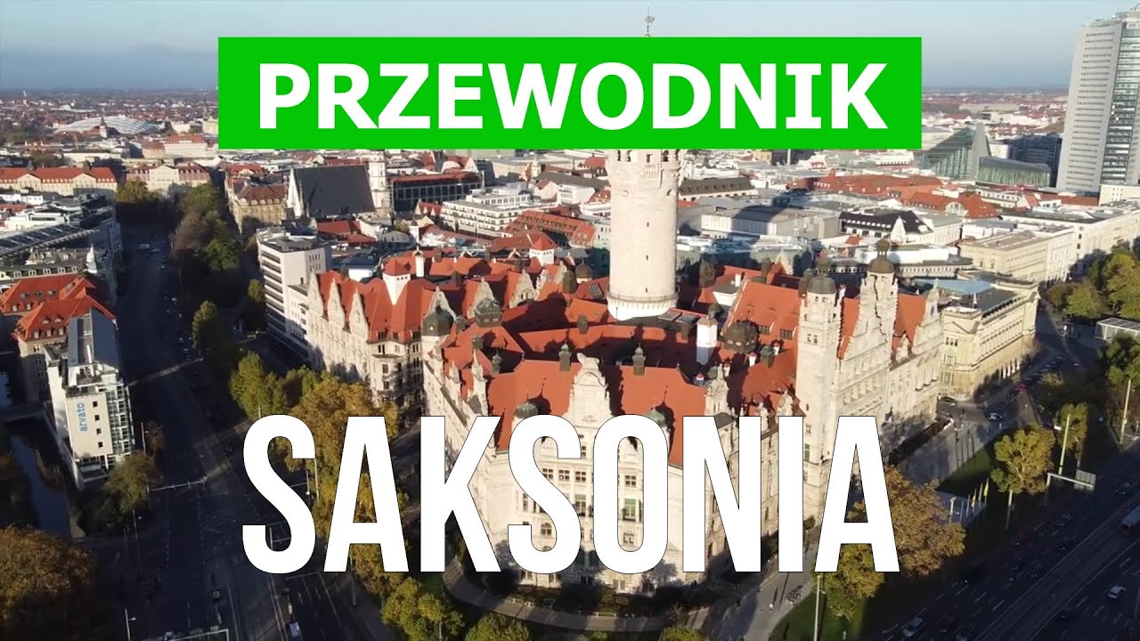Saksonia, Niemcy | Miasto Drezno, Lipsk, Chemnitz, Plauen | Wideo 4k dron | Niemcy co zobaczyć