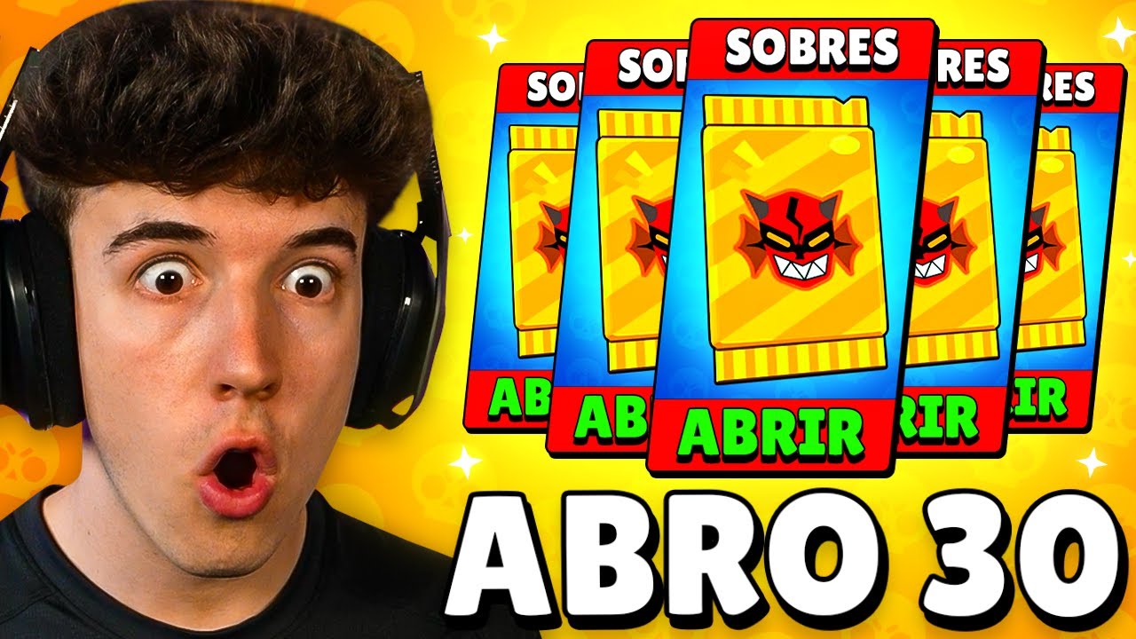 ABRO *30 SOBRES* de STRANGER THINGS en BRAWL STARS