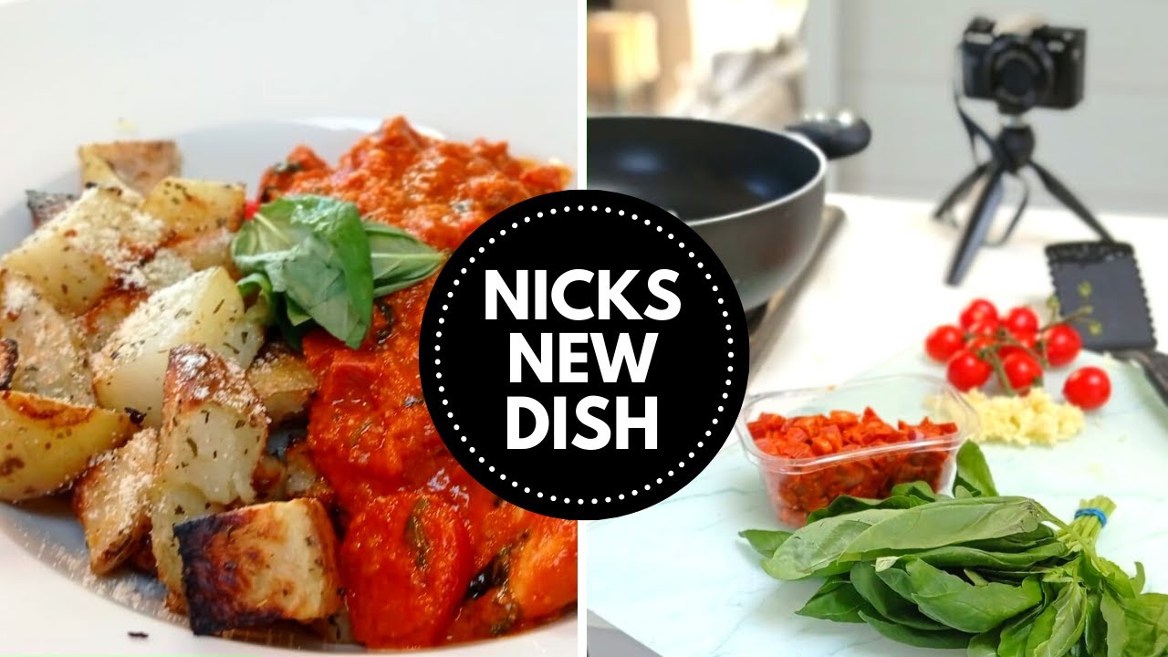 NICKS COOKING CREAMY TOMATO CHICKEN AND CHORIZO | THE LODGE GUYS