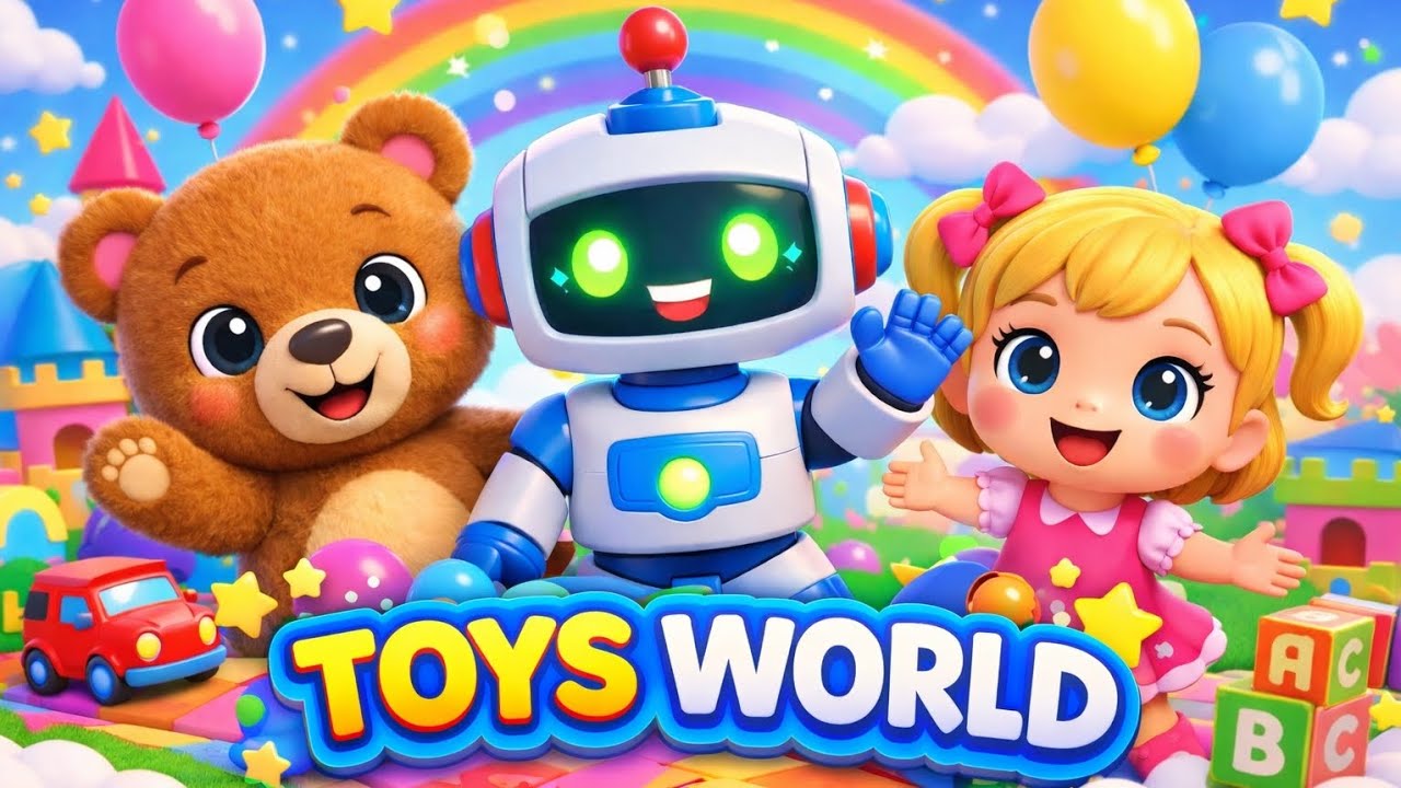 Toys World 🌈 | Fun Toys Cartoon for Kids | 3D Kids Animation | Learning & Fun