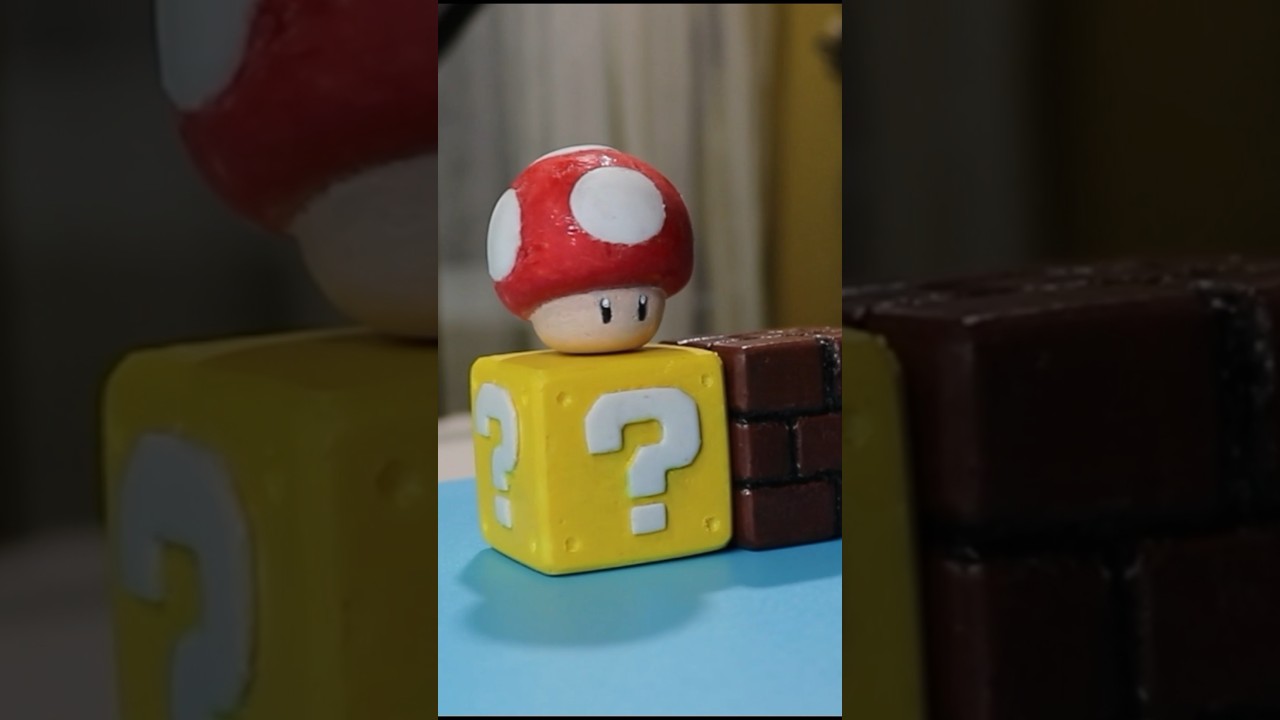 Creating magnetic Super Mario Bros blocks with m'y 3D pen! #supermariobros #3dpen #3dprinting