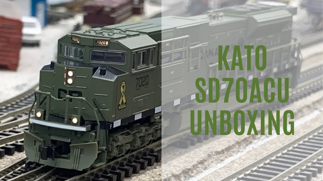 Kato SD70acu Unboxing
