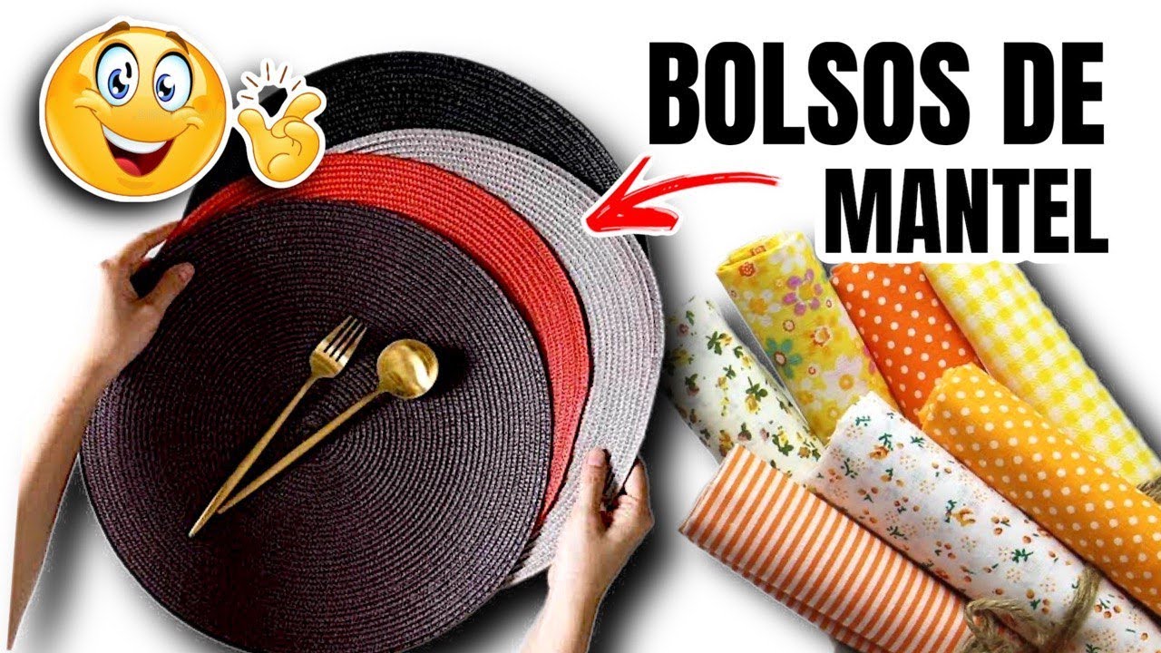 DIY COMO TRANSFORMAR MANTEL INDIVIDUAL EN BOLSO | show de manualidades