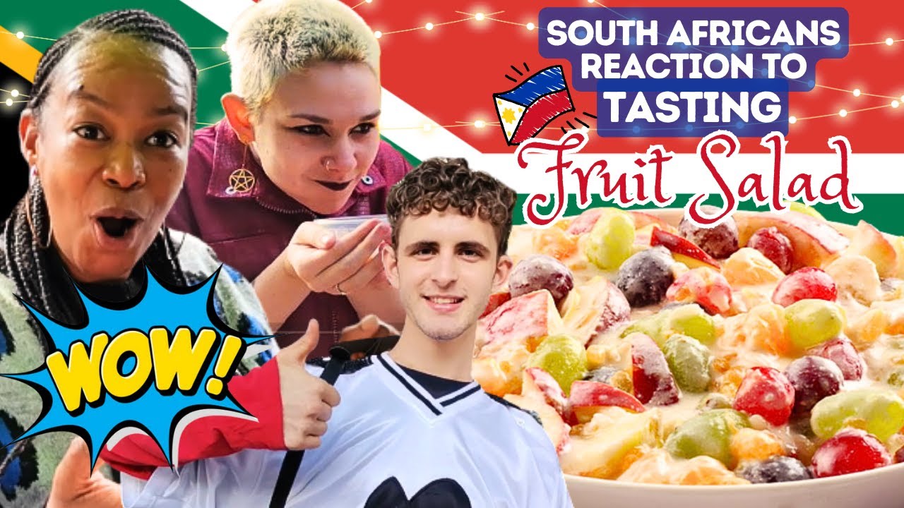 WOW!! WINNER AGAIN! FOREIGNERS FIRST TIME TRYING FRUIT SALAD. REACTION? EPISODE 54