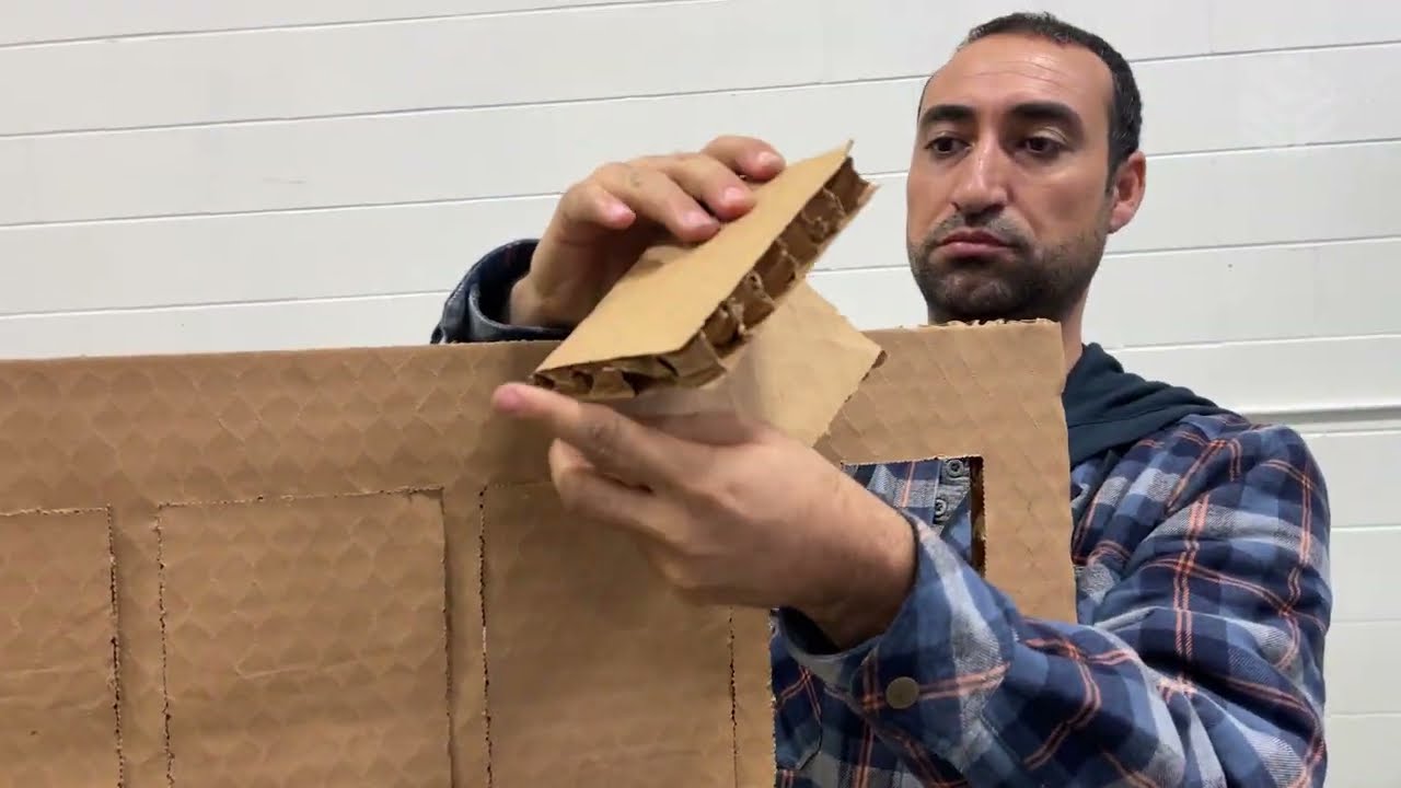 Smart Press for Honeycomb Cardboard