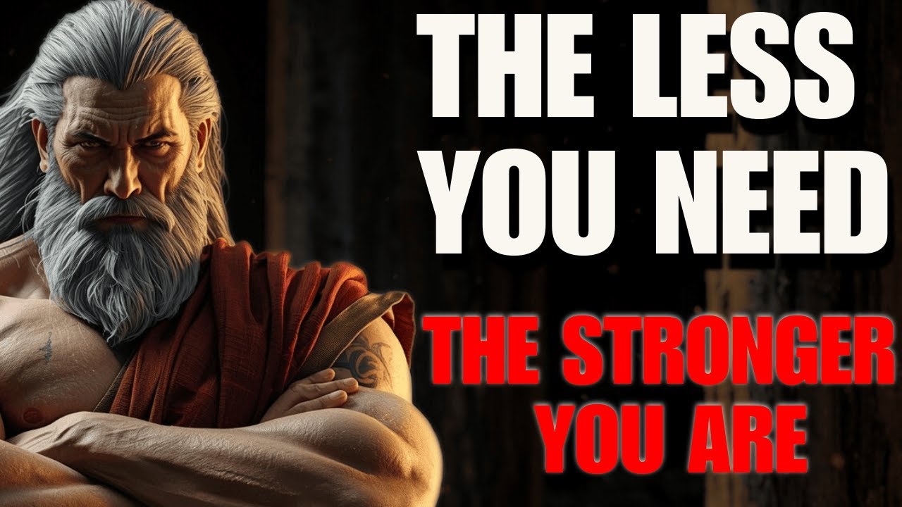 True Power Is Subtraction | What Stoics Let Go Of | Self Mastery
