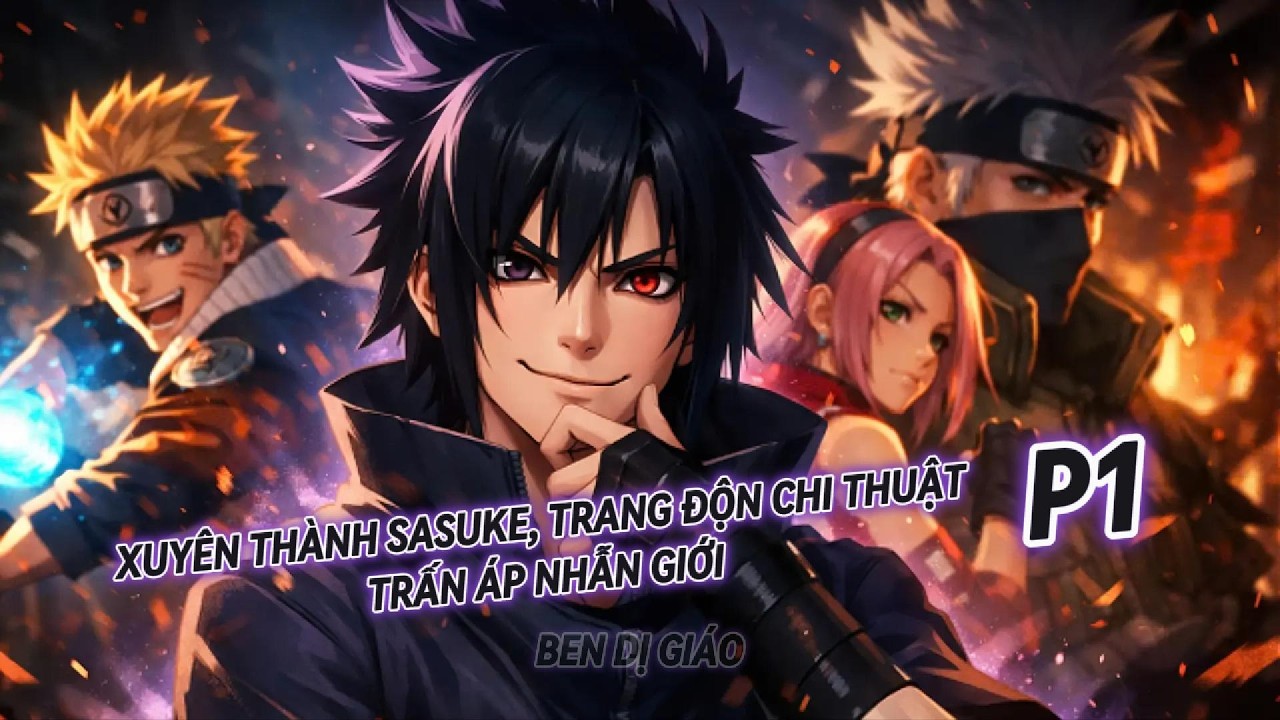 FULL P1 Narutofanfic: Xuyên thành SaSuKe, Trang độn chi thuật trấn áp nhẫn giới.