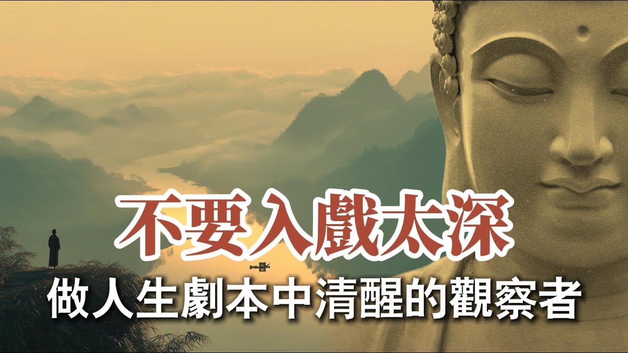 不要入戲太深：在人生劇本中，做那個清醒的觀察者